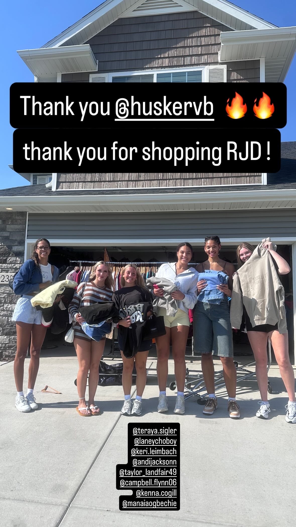 Nebraska Husker Volleyball Players Shop RJD Collective
