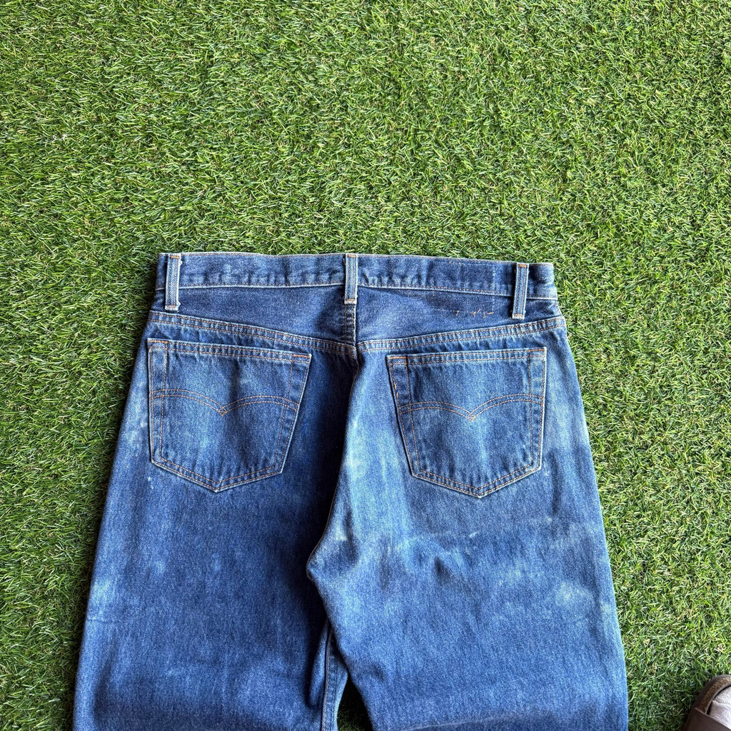 70s Cut Tab Levis WIth Paint Splatter 32 x 28