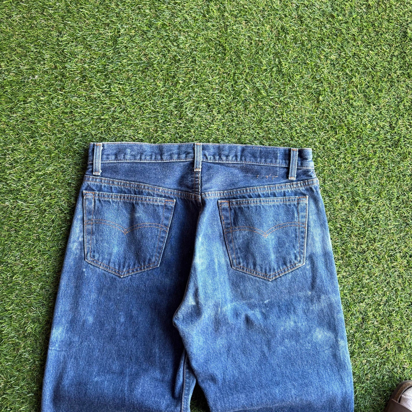 70s Cut Tab Levis WIth Paint Splatter 32 x 28