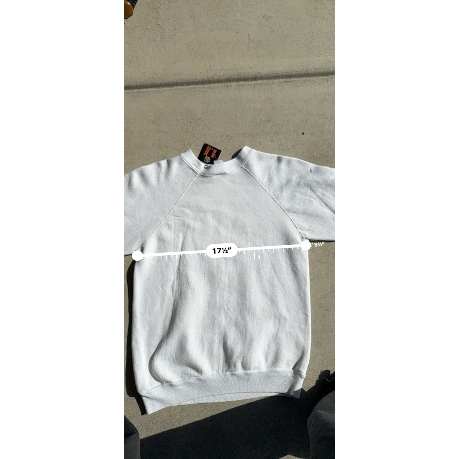 80S NB VIKINGS WHITE TULTEX CREWNECK M