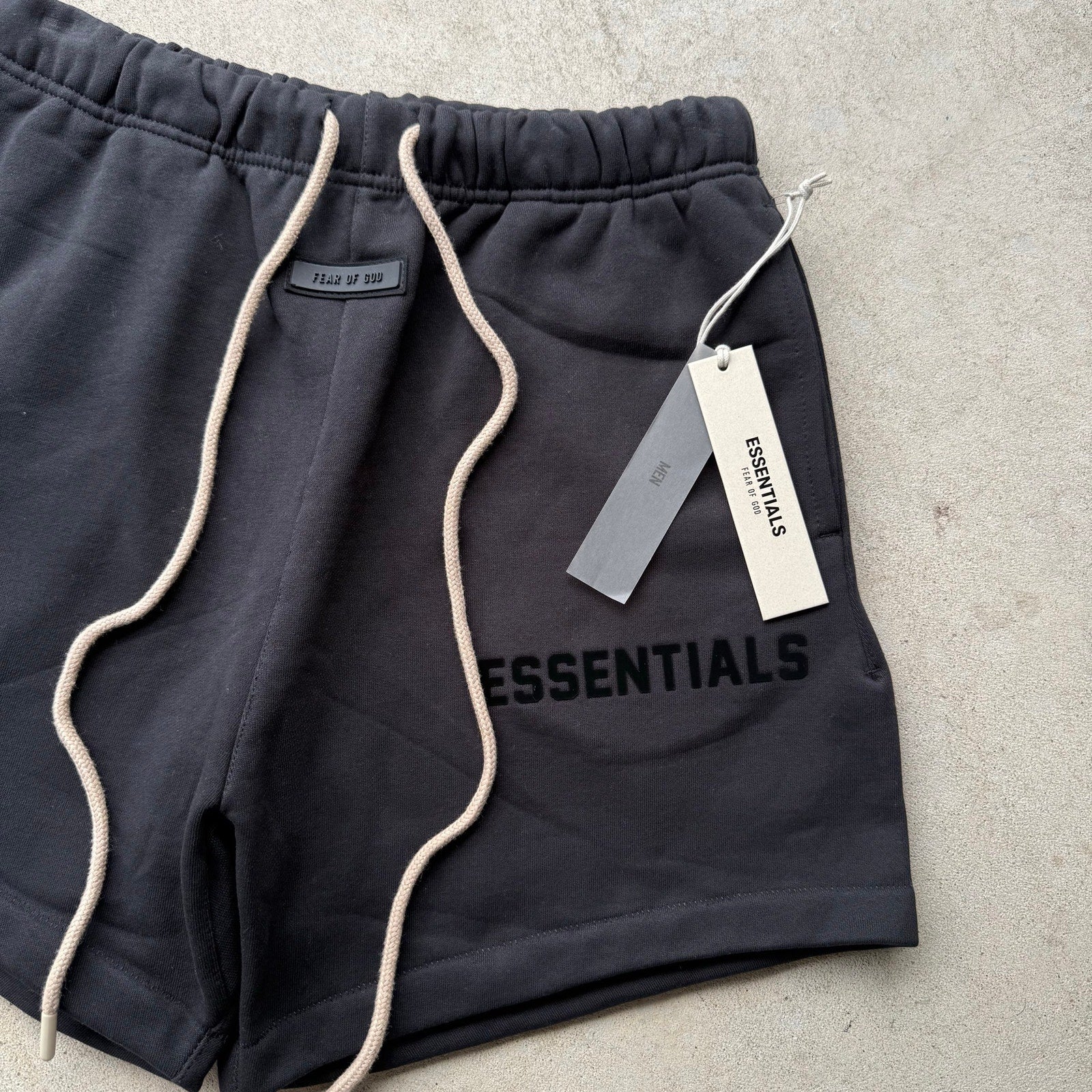 Men's Dark Oat Heavyweight Fear Of God Essentials Sweat Shorts M