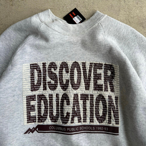 1993 COLUMBUS EDUCATION CREWNECK X-L