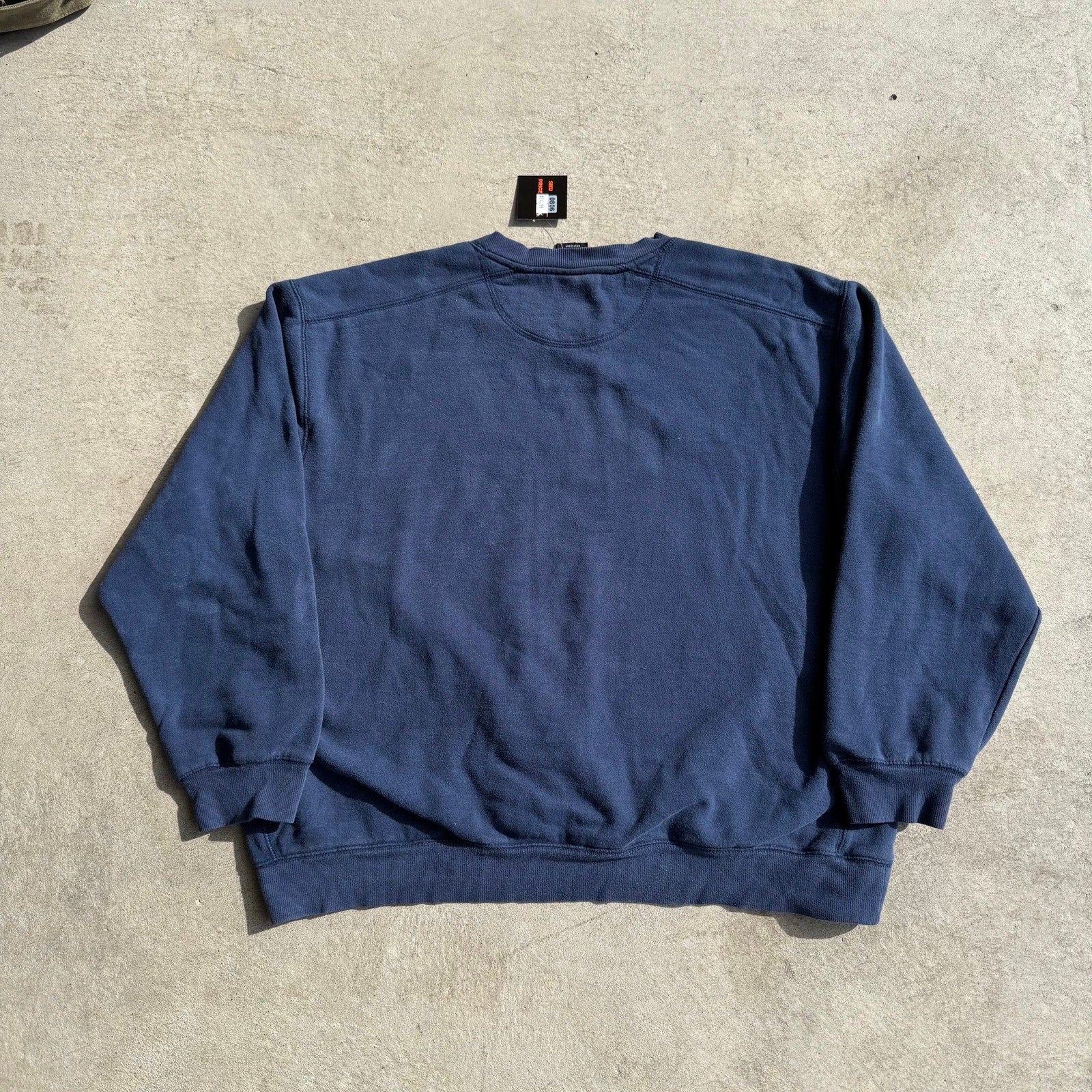 Y2K NAVY MENS STARTER CREWNECK L