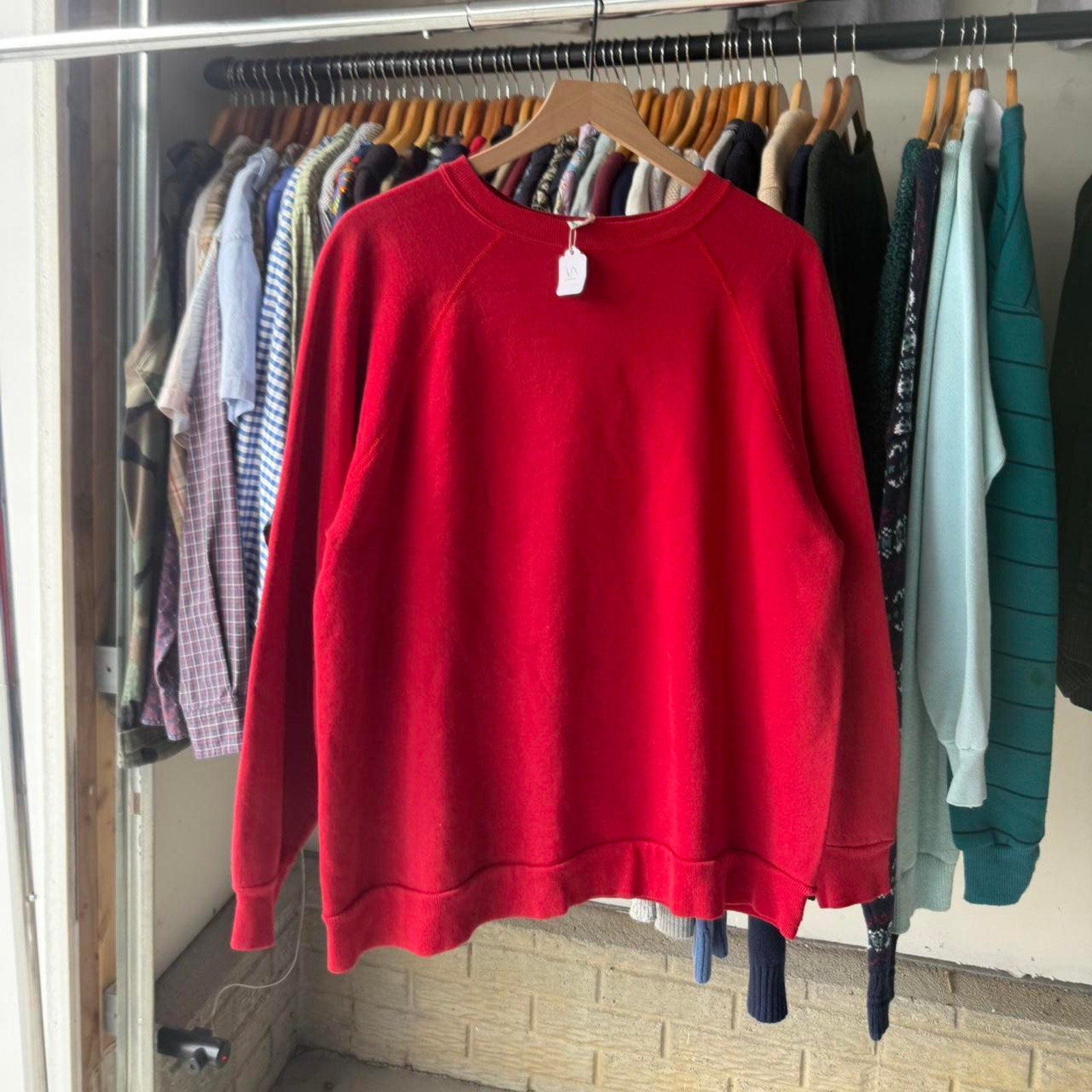 Vintage 80s discus sweatshirt 80s M