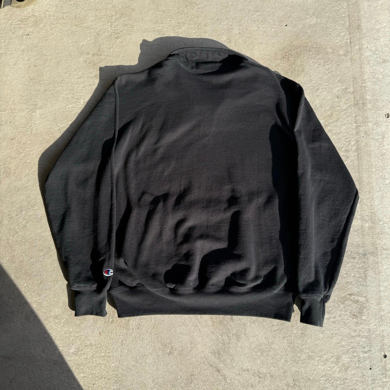 USMC CHAMPION BLACK QUARTERZIP L