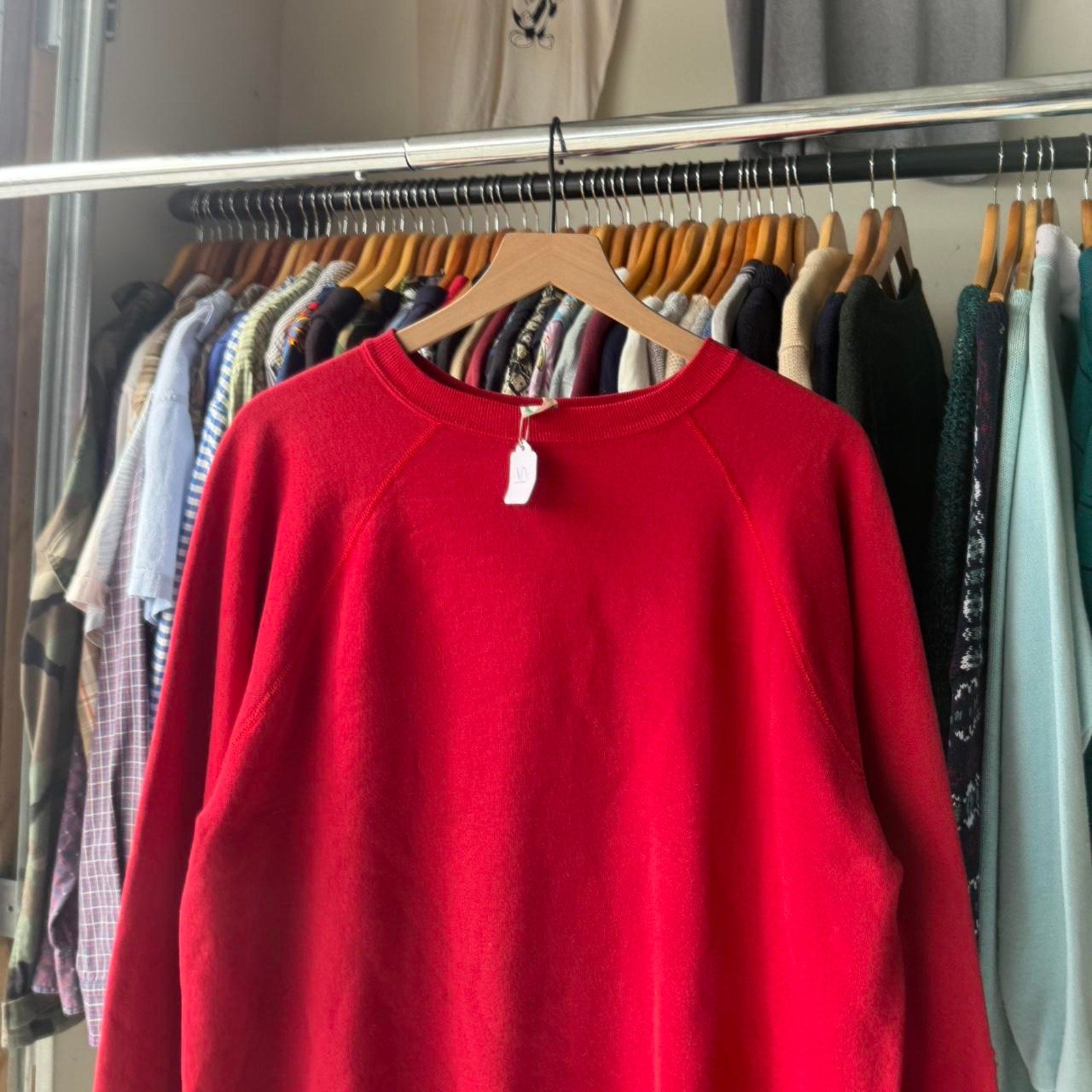 Vintage 80s discus sweatshirt 80s M