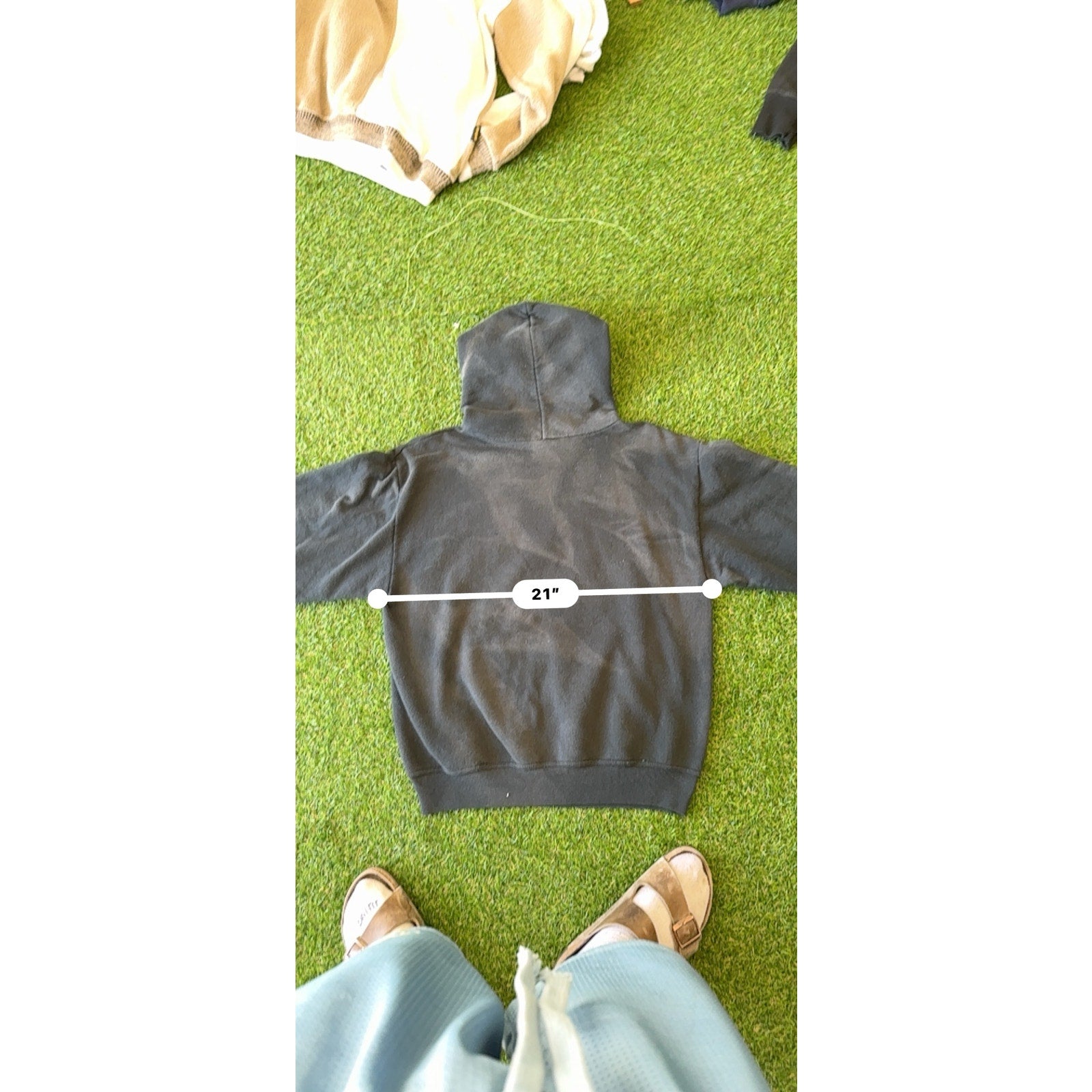 Y2K Mens Black Dragon Flame Jerzees Hoodie M