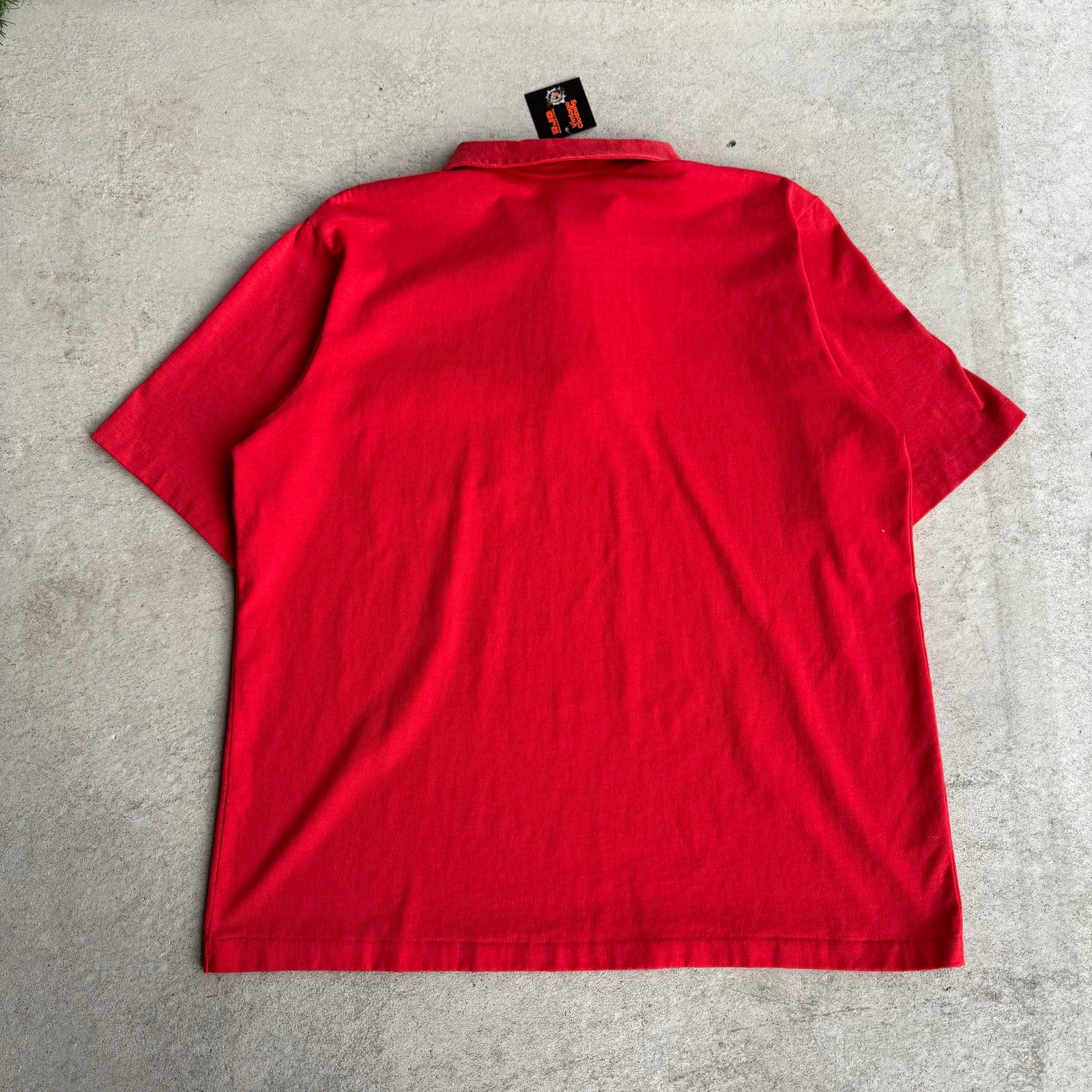 90S NEBRASKA HARTWELL POCKET POLO L