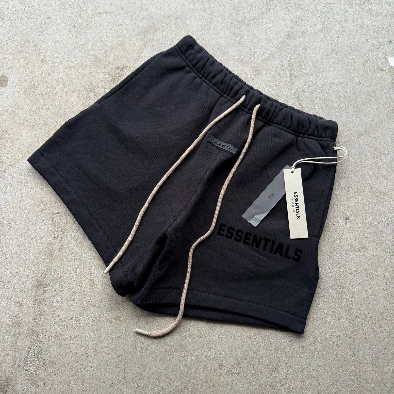 Men's Dark Oat Heavyweight Fear Of God Essentials Sweat Shorts S