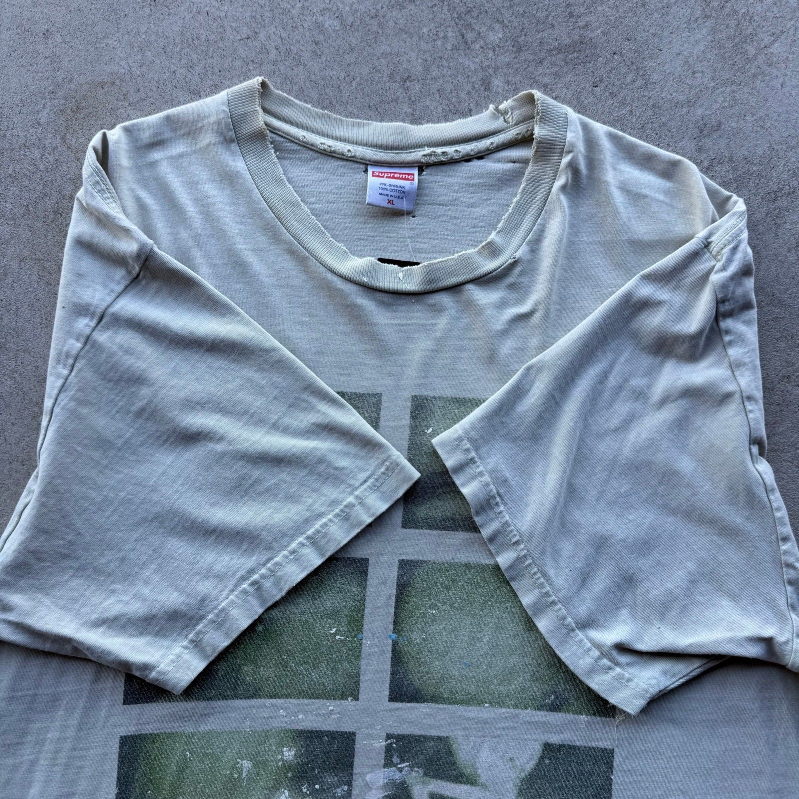 90S SUPREME RUBBER JHONNY ALIEN FADED TEE XL