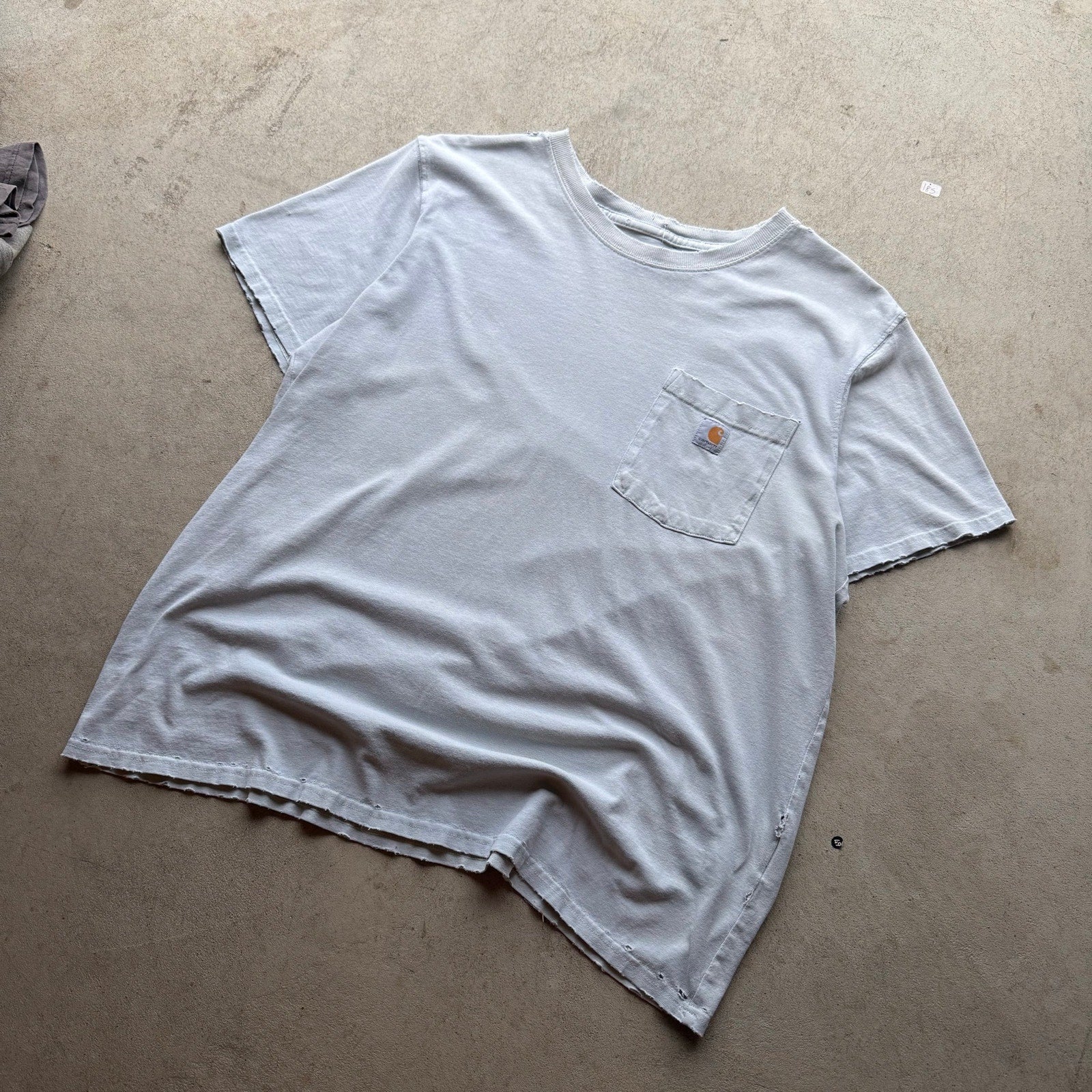 Y2K Mens Carhartt Mint Colored Pocket Tee X-L