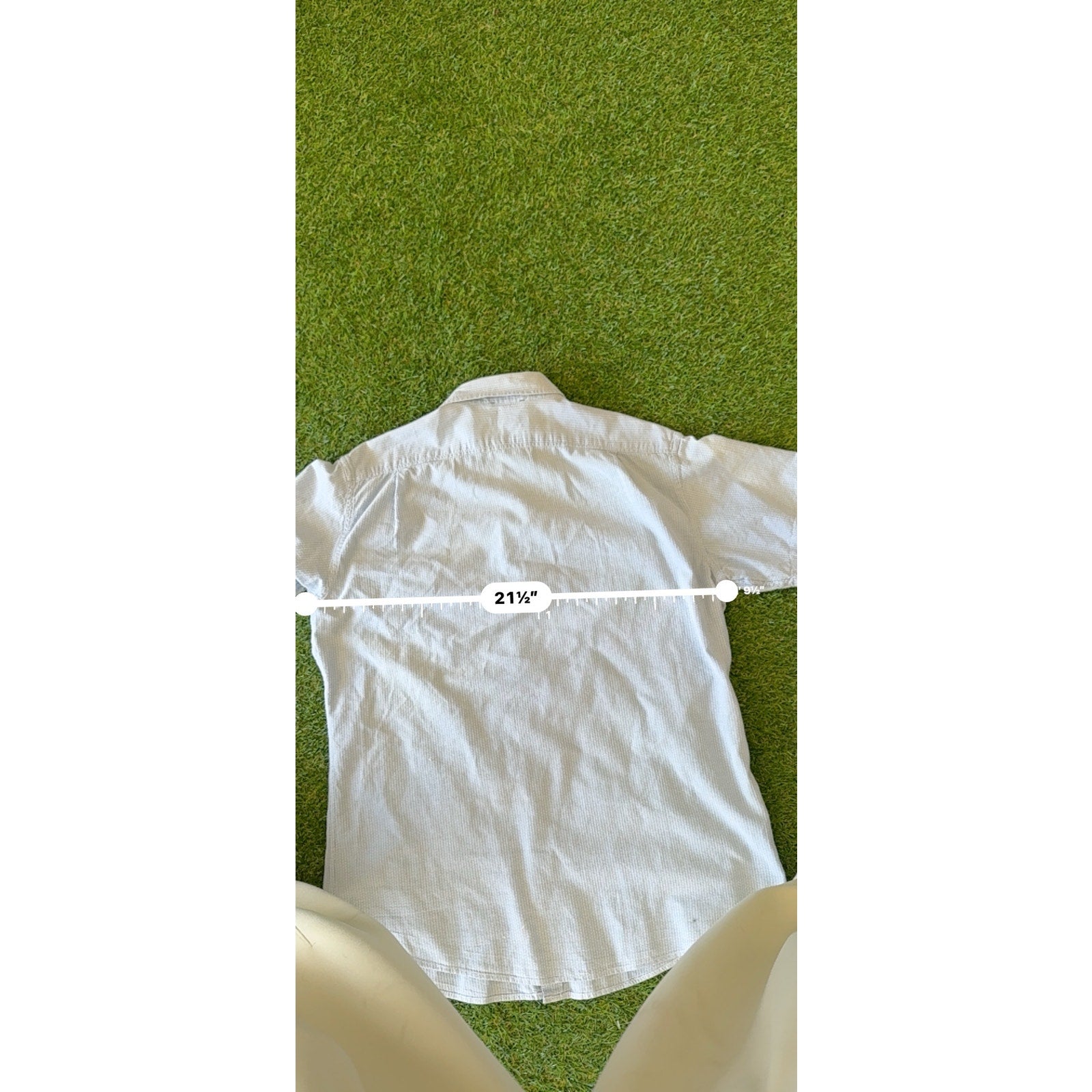 Y2K EDDIE BAUER BLUE BUTTON UP L