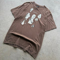 Y2K Brown Mens Skeleton Volcom Tee M