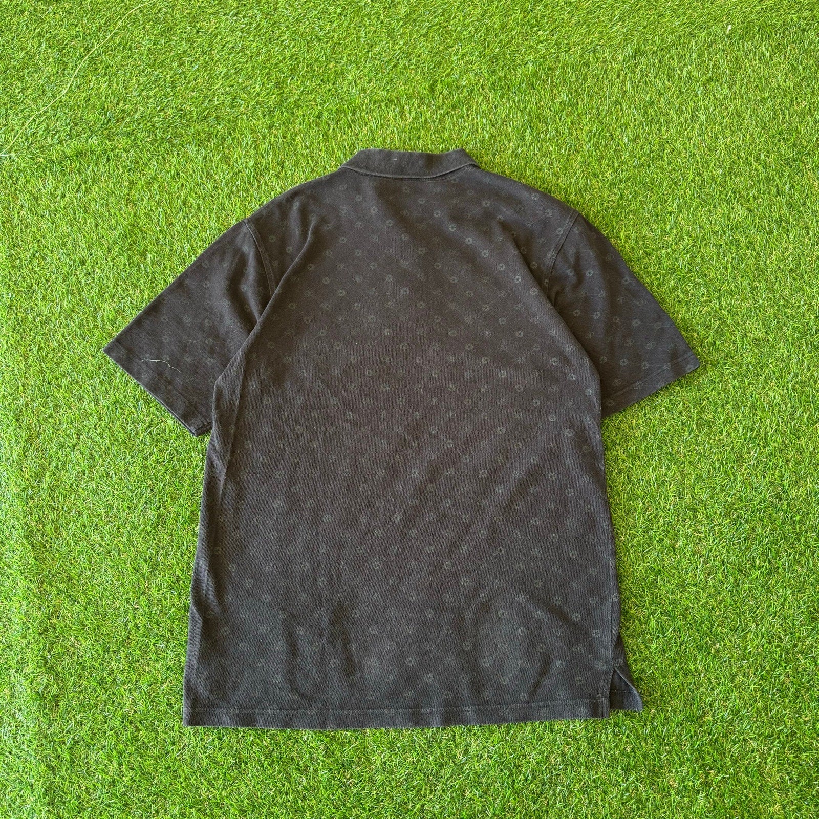 Crazy Y2K VIP Mens Black And Gold Mens Southpole Polo M