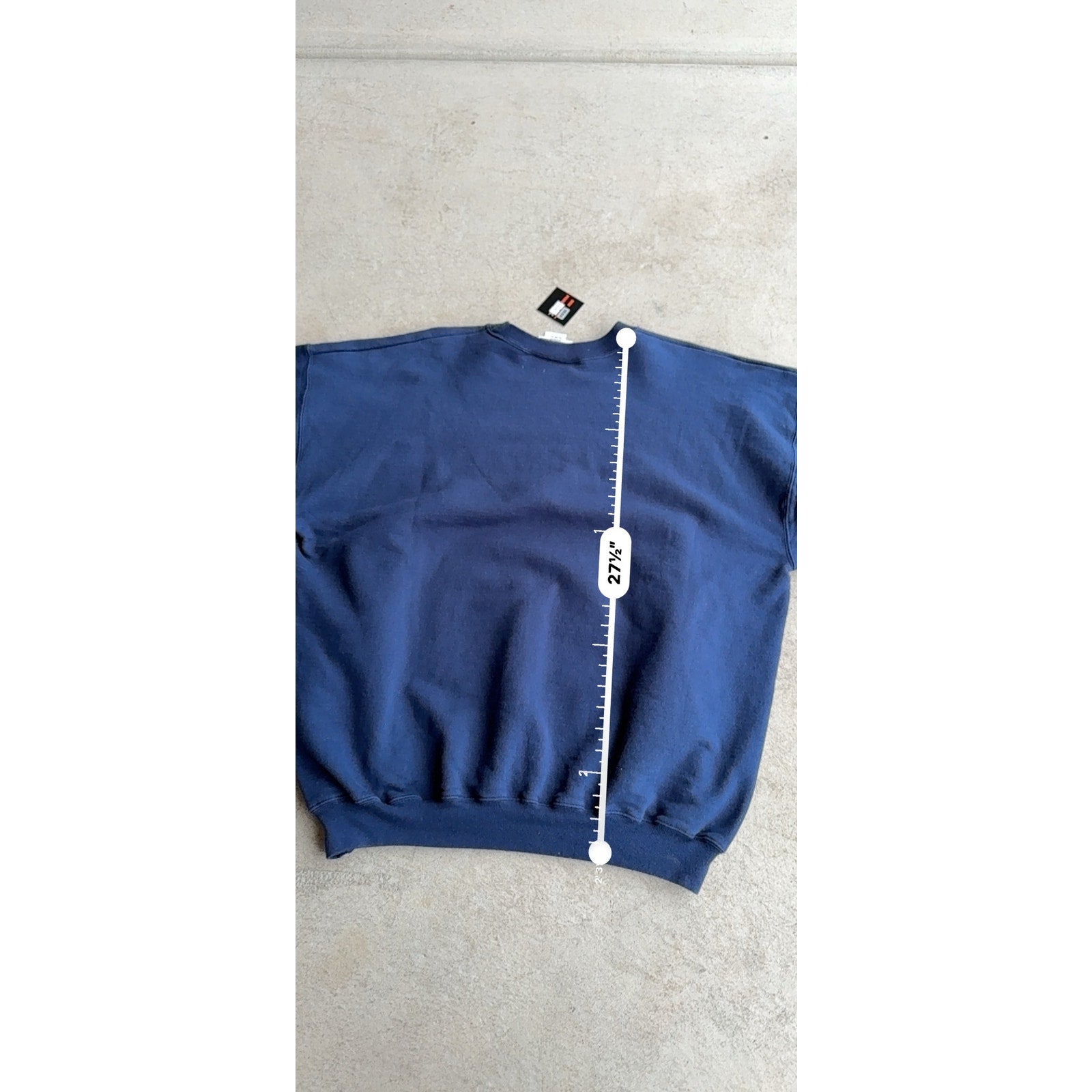 Y2K CITY OF REDWING BLANK NAVY CREWNECK X-L