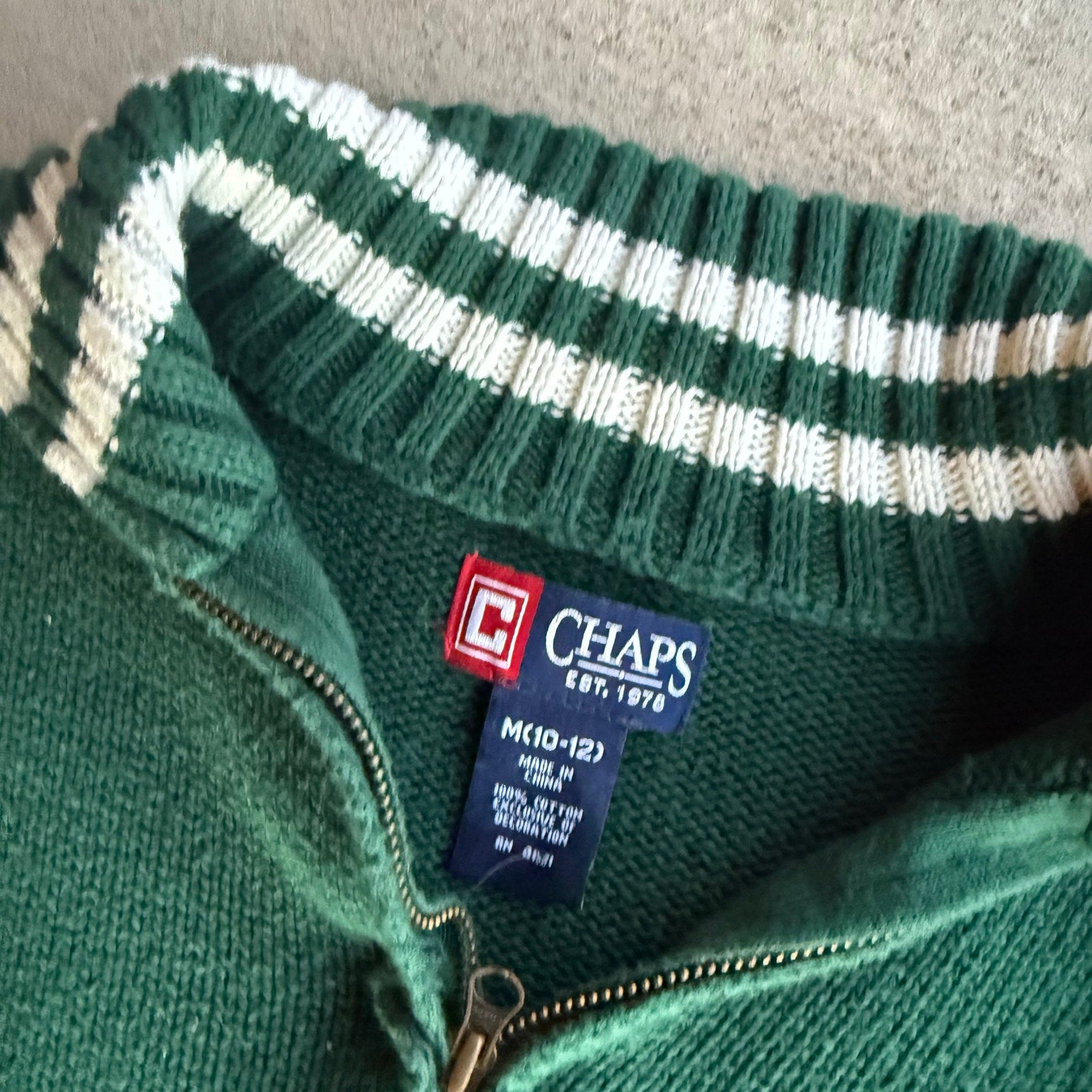 Y2K CHAPS QUARTERZIP SIZE S