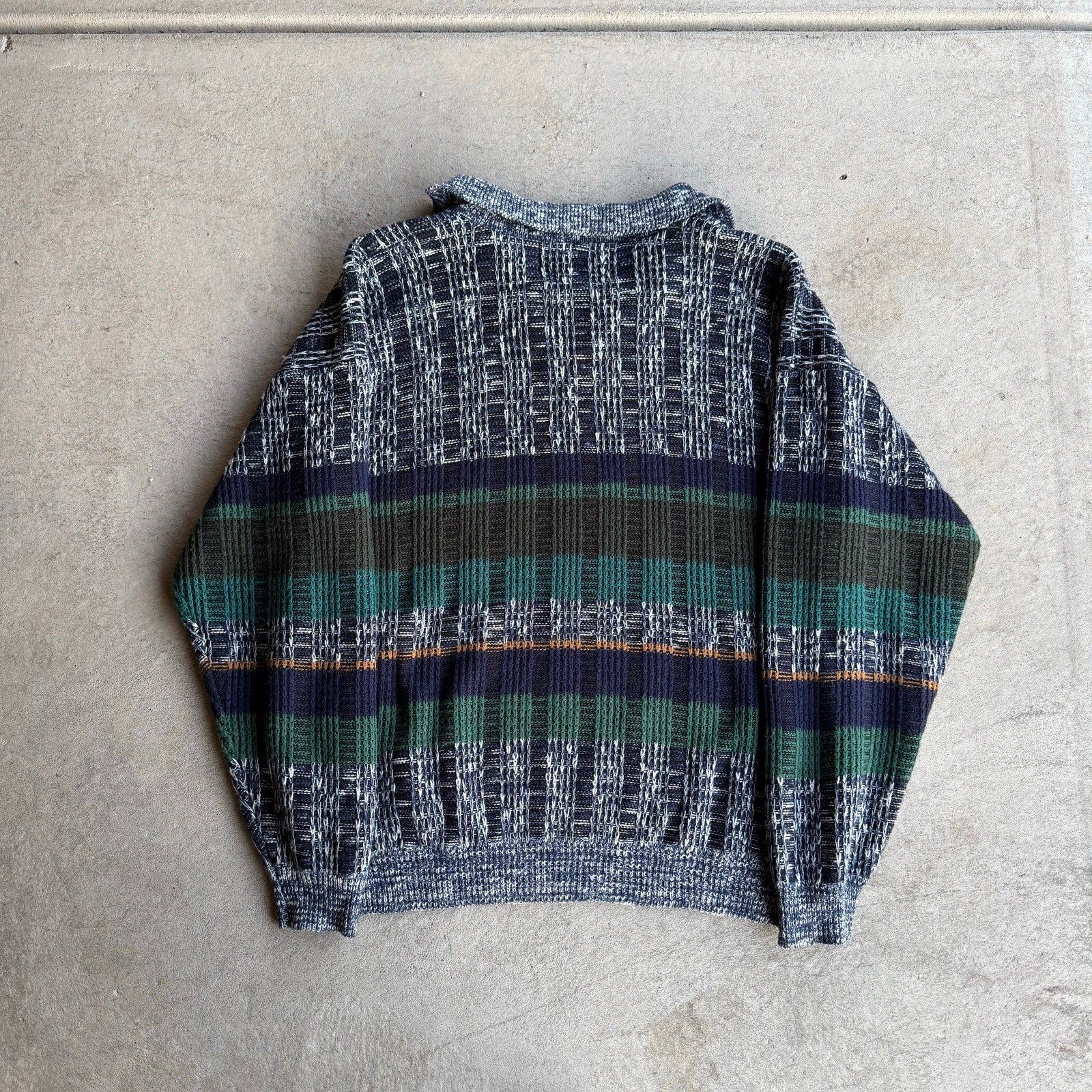 90s Navigator Knit Quarterzip M
