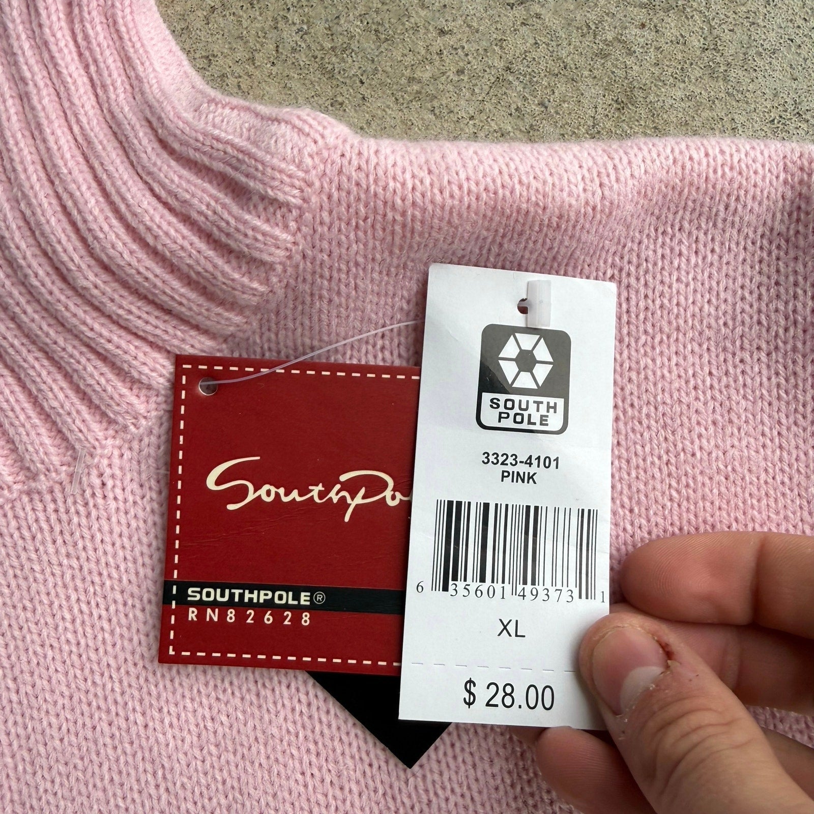 Y2K WOMENS SOUTHPOLE DEADSTOCK TURTLE NECK X-L