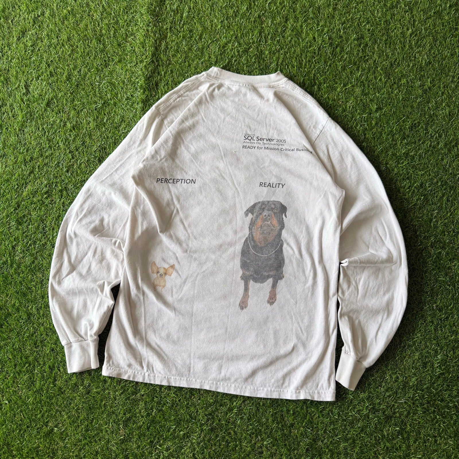 90s No More Underdog Perception/Reality Longsleeve S