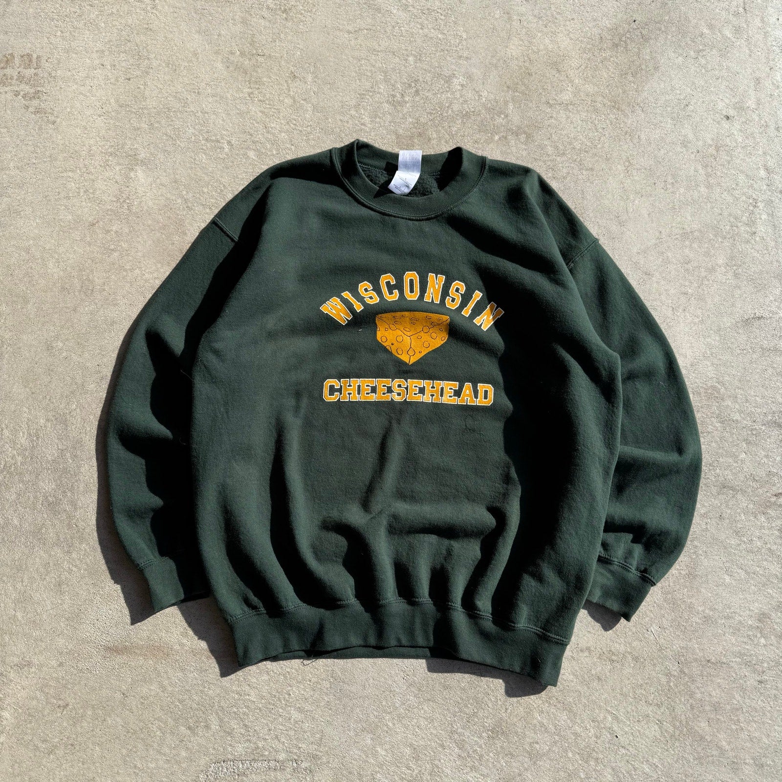 Y2K WINSCONSIN CHEESEHEAD NFL PACKERS CREWNECK L