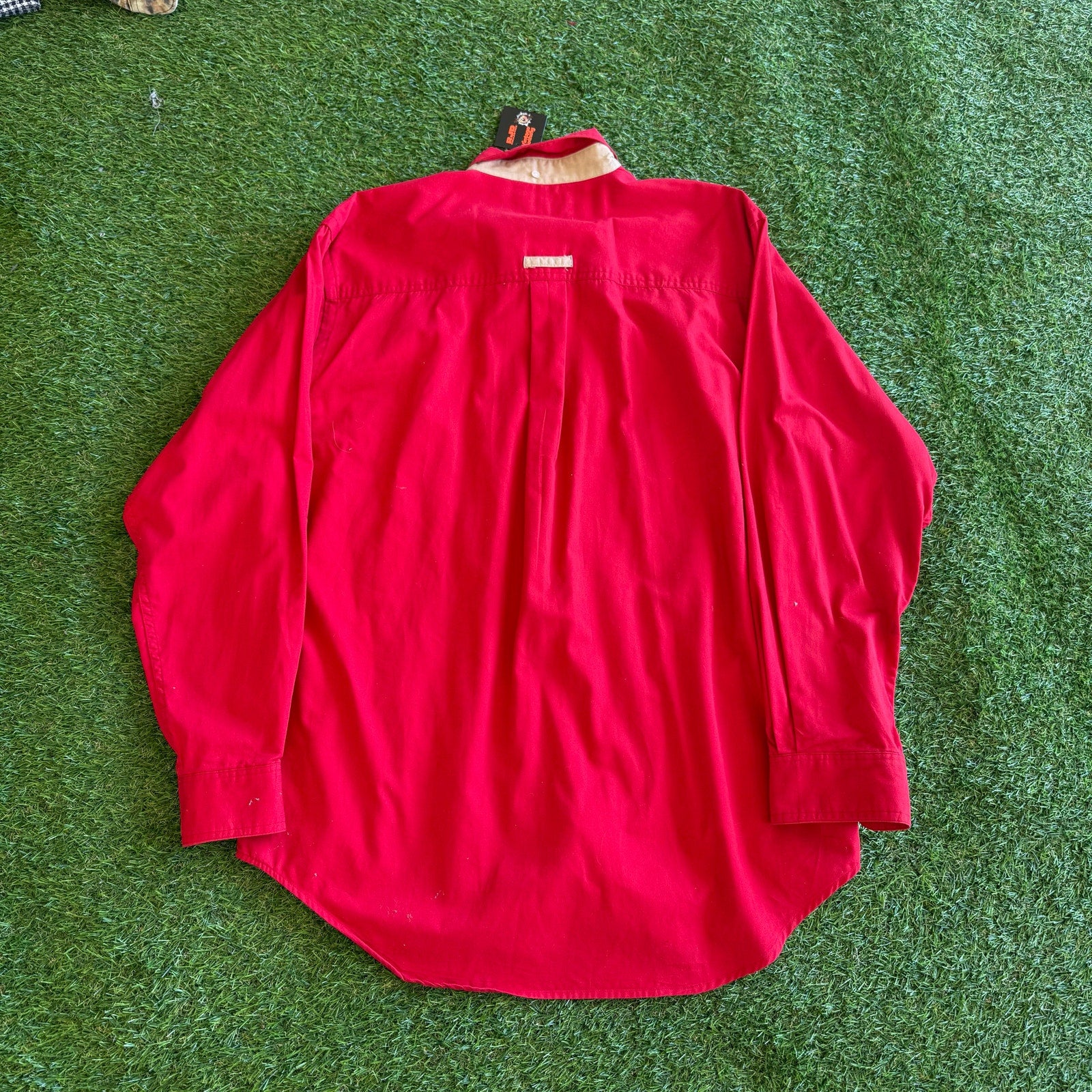 90S BOA RESORT UNIVERSITY OF NEBRASKA LONGSLEEVE BUTTON UP L