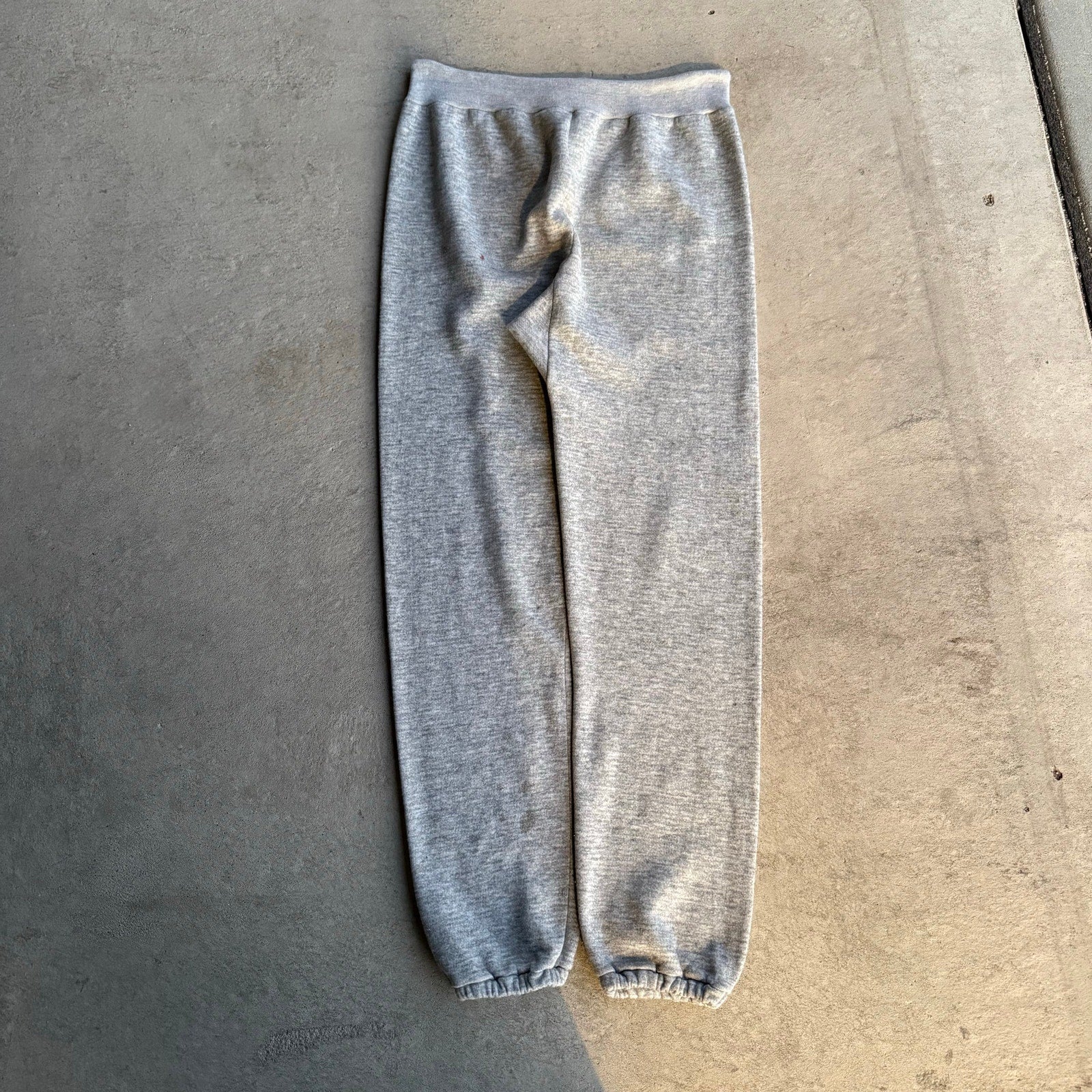 70S WOMENS GREY ADJUSTABLE SWEATPANTS M
