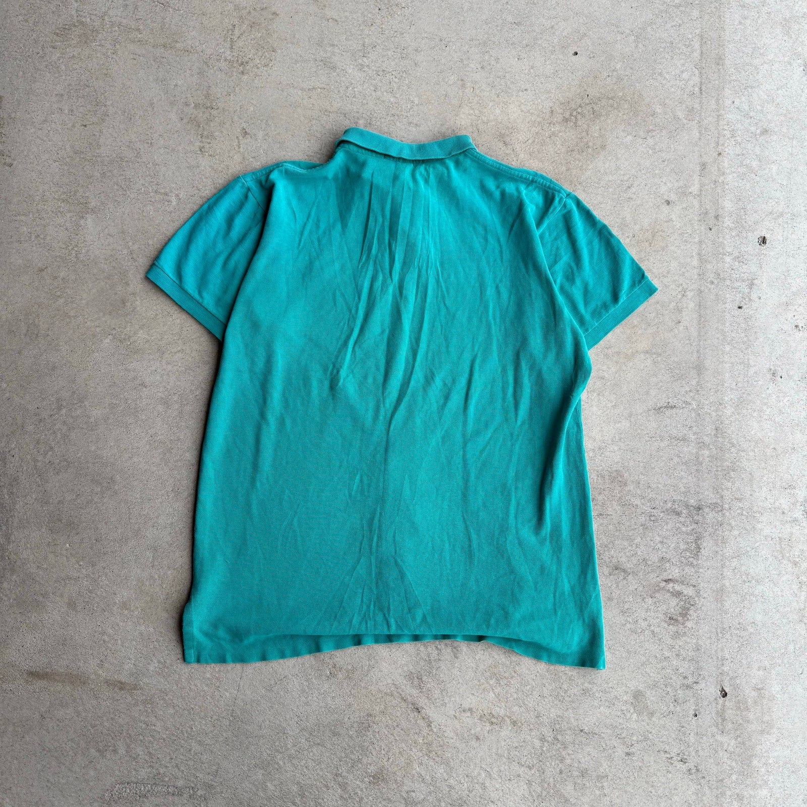 Y2K GREEN POLO WITH YELLOW POLO RL L