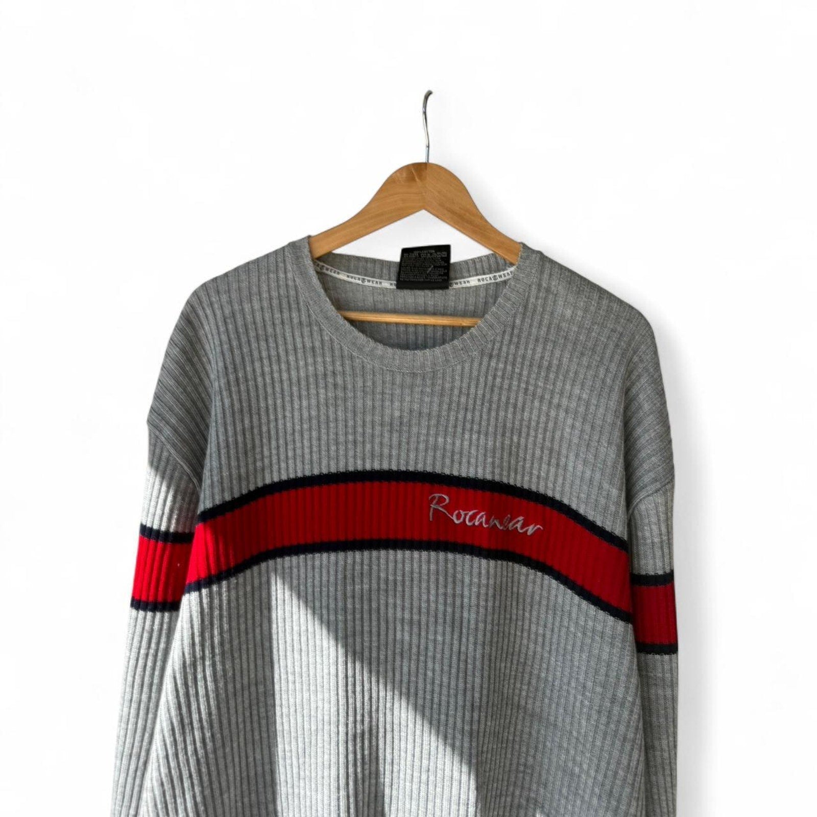 Y2K LINED ROCAWEAR KNIT SWEATER XX-L