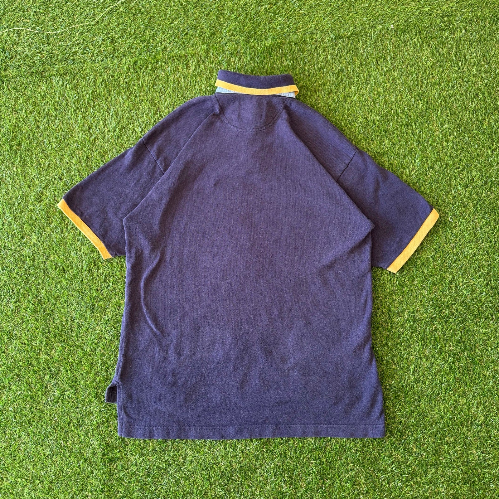 90s Michigan Mens Navy College Polo L