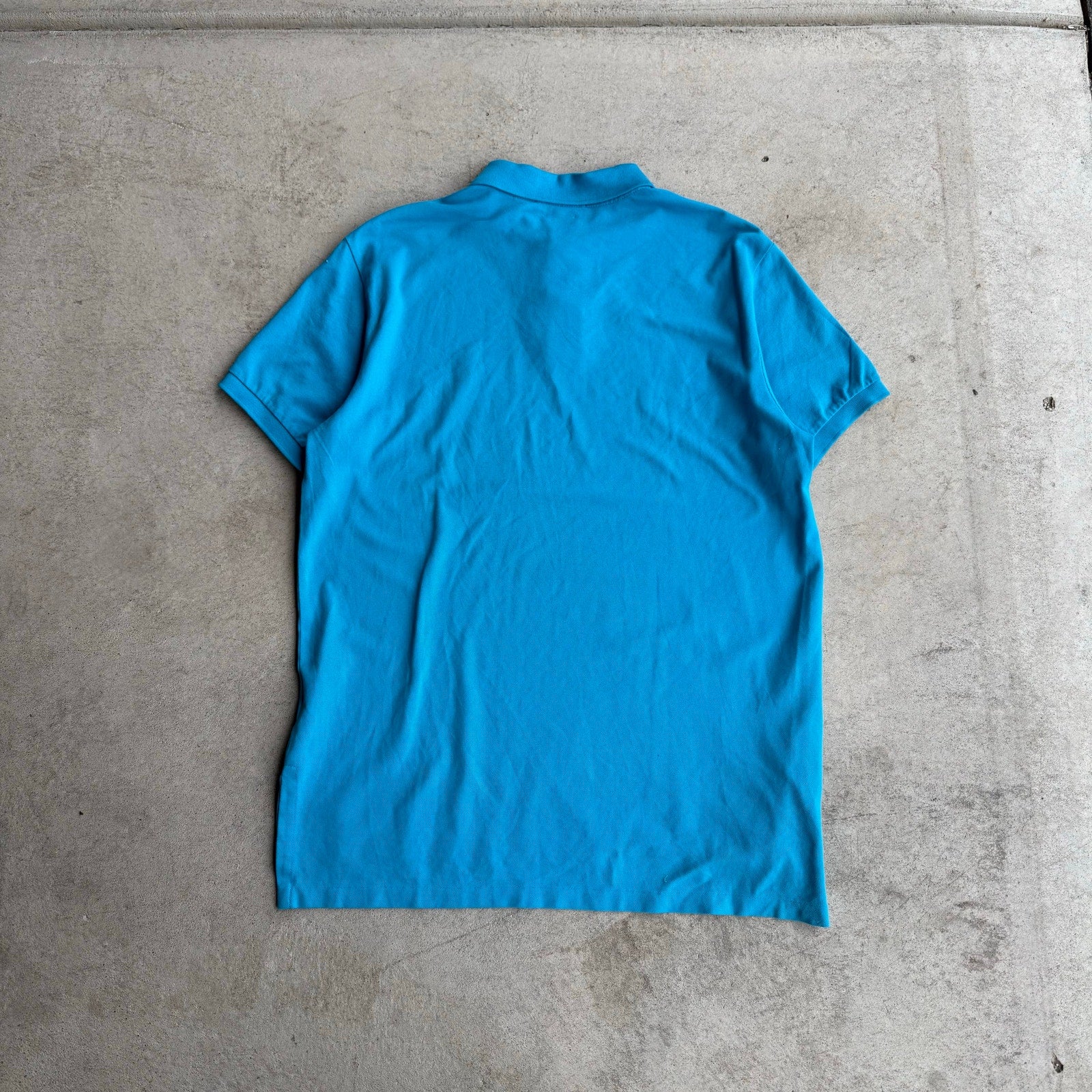 Y2K BLUE AND RED MENS POLO L