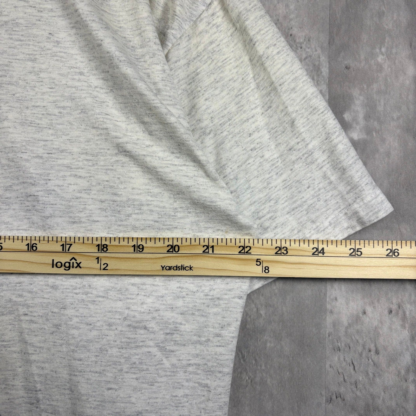 1990 Single Stitch Vintage Pekingese Heather White Dog Tee X-L