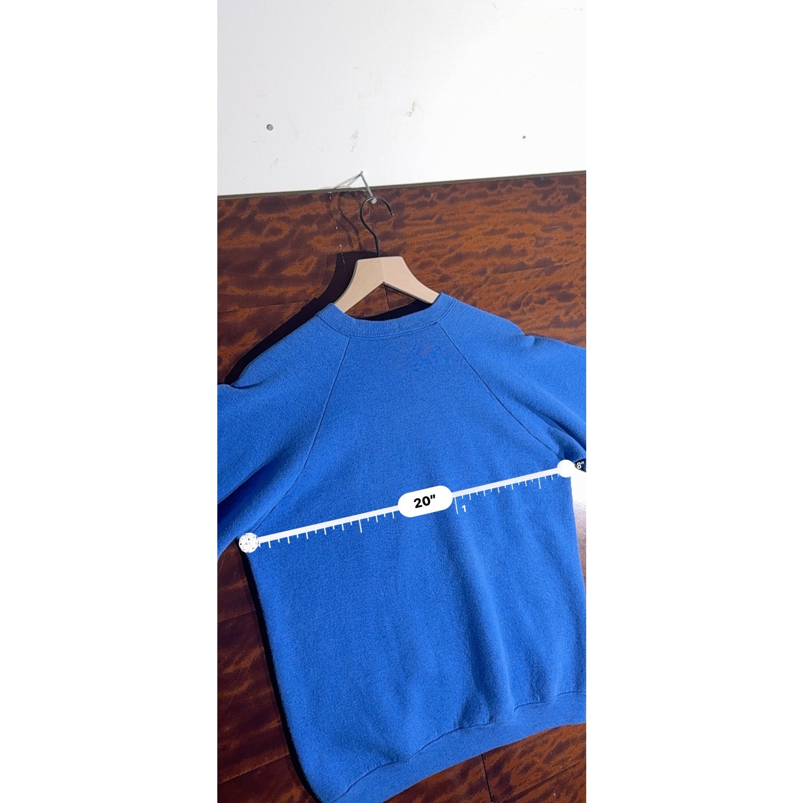 80s Mens Bum Equipment Blue Crewneck L