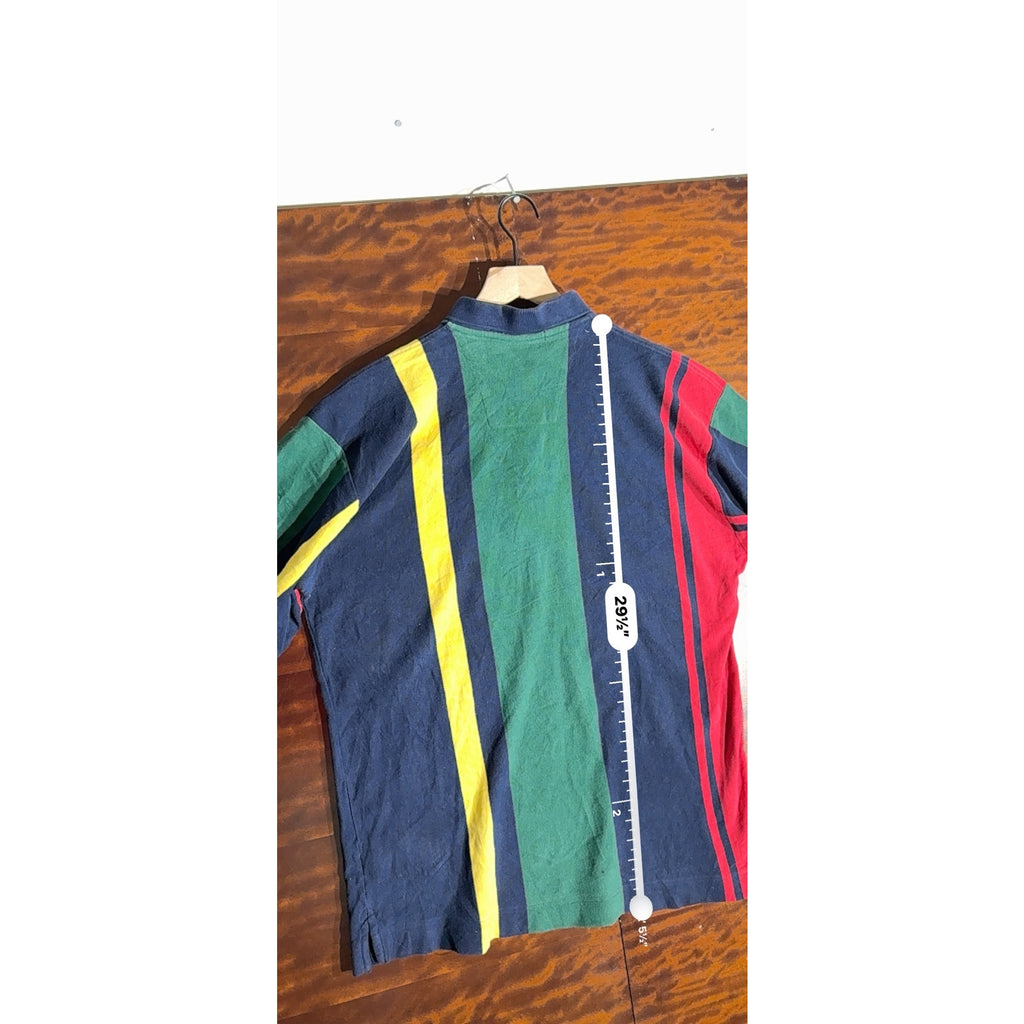 90s Mens Striped Nautica Polo L