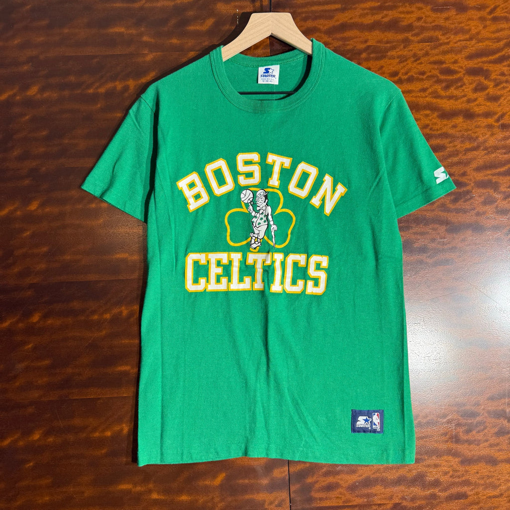 90s Mens Boston Celtics Single Stitch Starter NBA Tee M