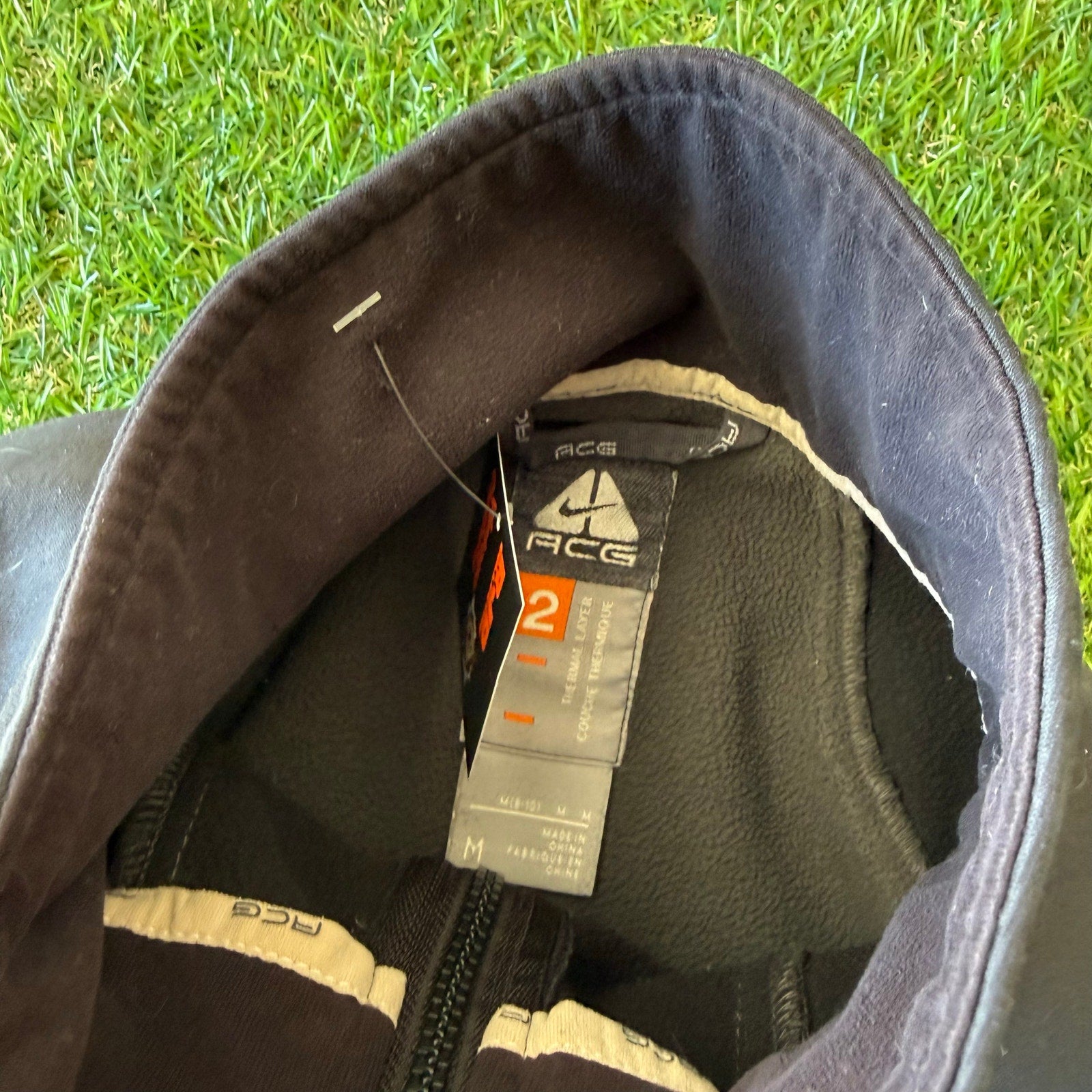 Womens Nike ACG Black Fleece Full Zip Therma Fit M