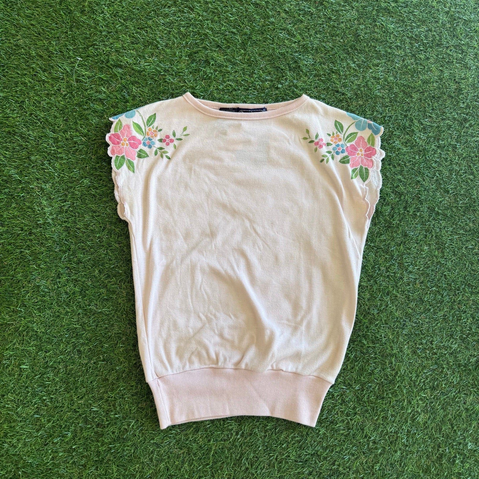 Y2K FLOWER WOMENS SLEEVELESS TOP M