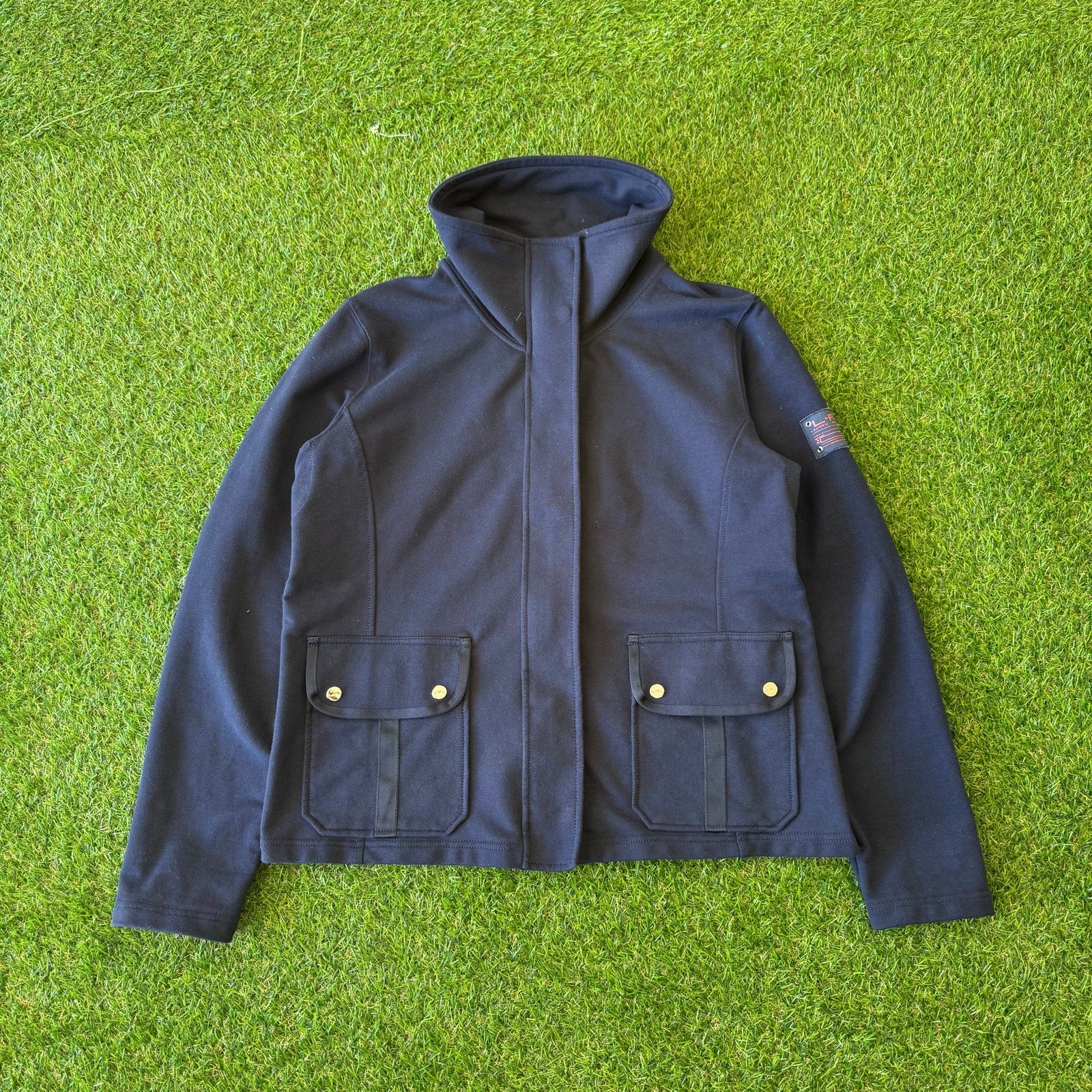 Y2K Crazy LRL Ralph Lauren Full Zip Womens Jacket L (Mens M)