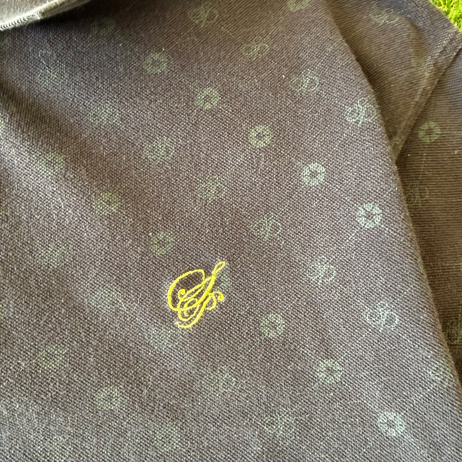 Crazy Y2K VIP Mens Black And Gold Mens Southpole Polo M