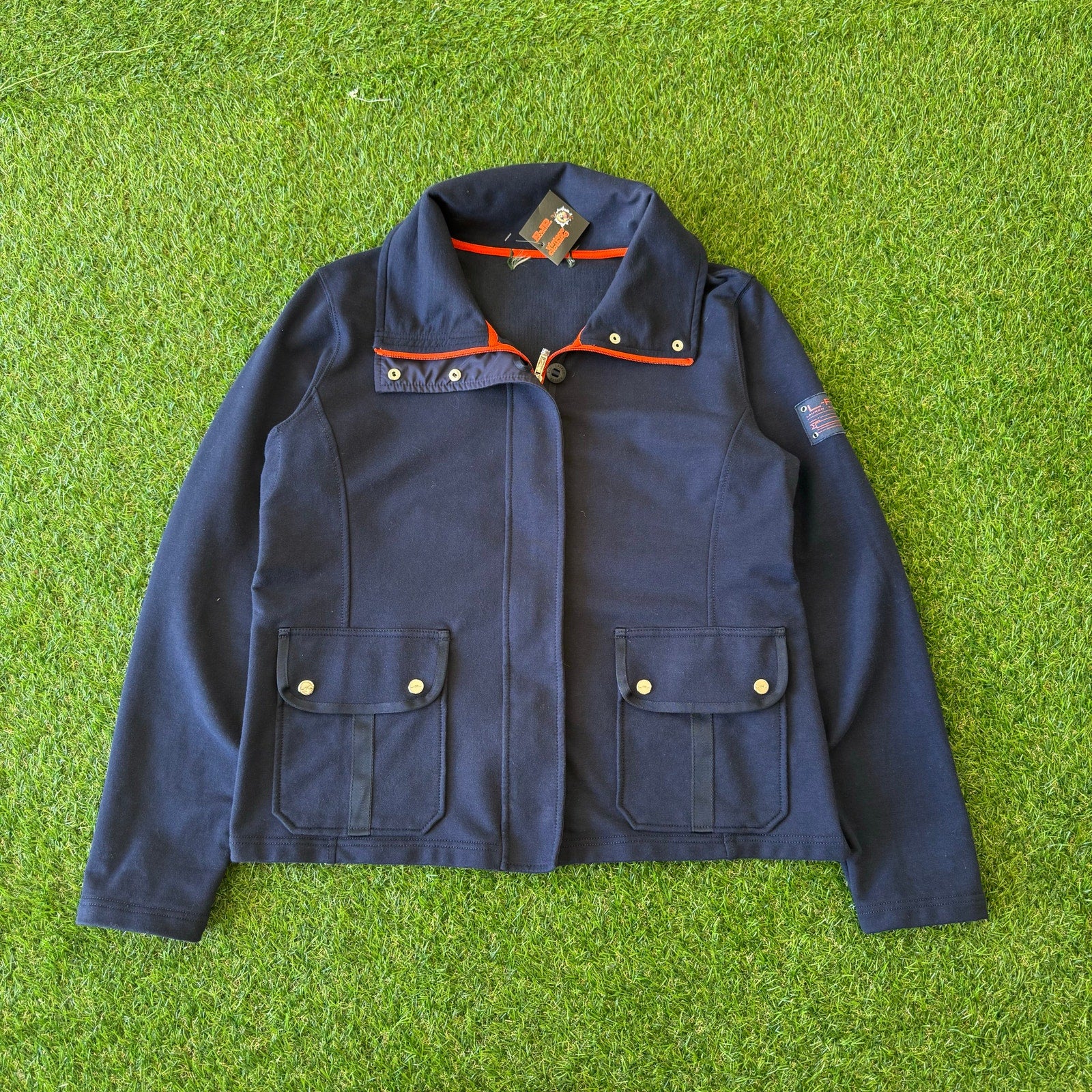 Y2K Crazy LRL Ralph Lauren Full Zip Womens Jacket L (Mens M)