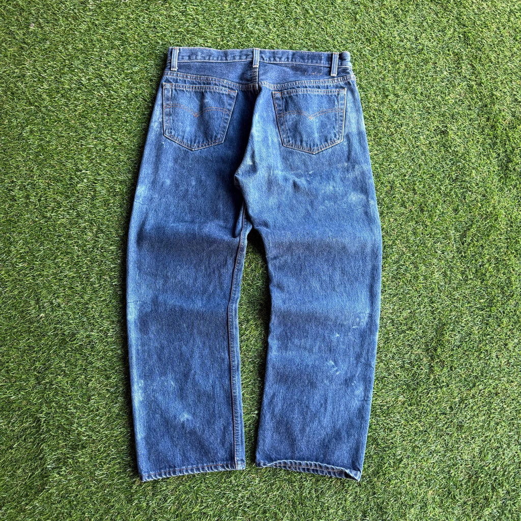 70s Cut Tab Levis WIth Paint Splatter 32 x 28