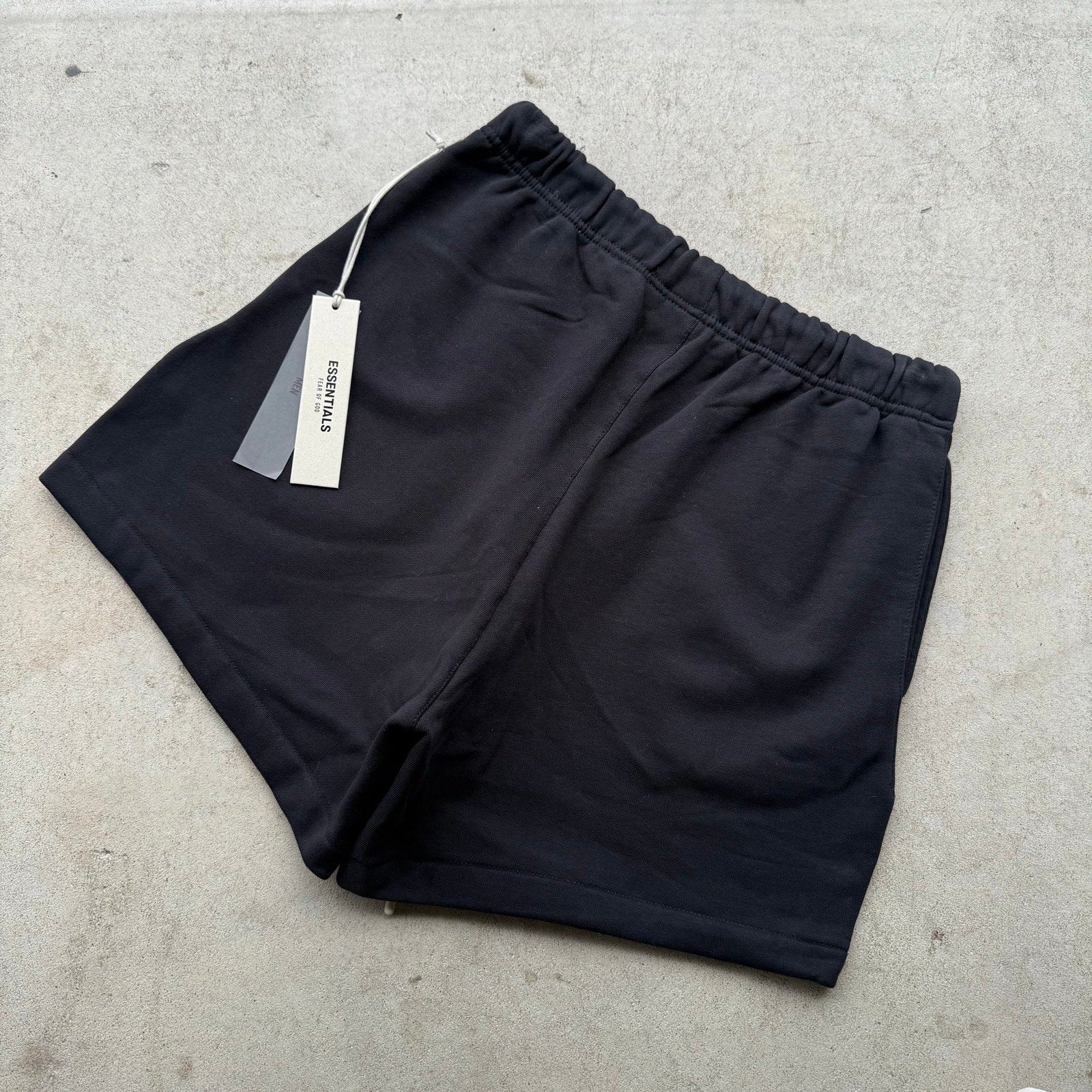 Men's Dark Oat Heavyweight Fear Of God Essentials Sweat Shorts M