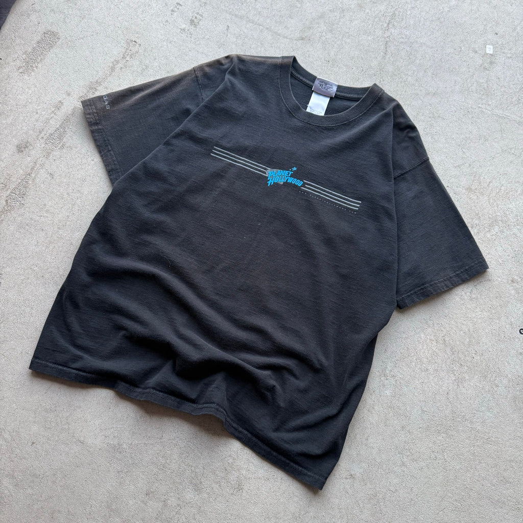 1991 Planet Hollywood Mens Center Hit Graphic Tee L