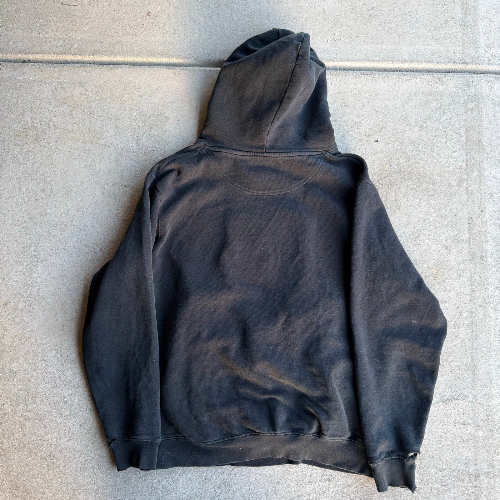 90s NEBRASKA BLACK VASITY HOODIE M