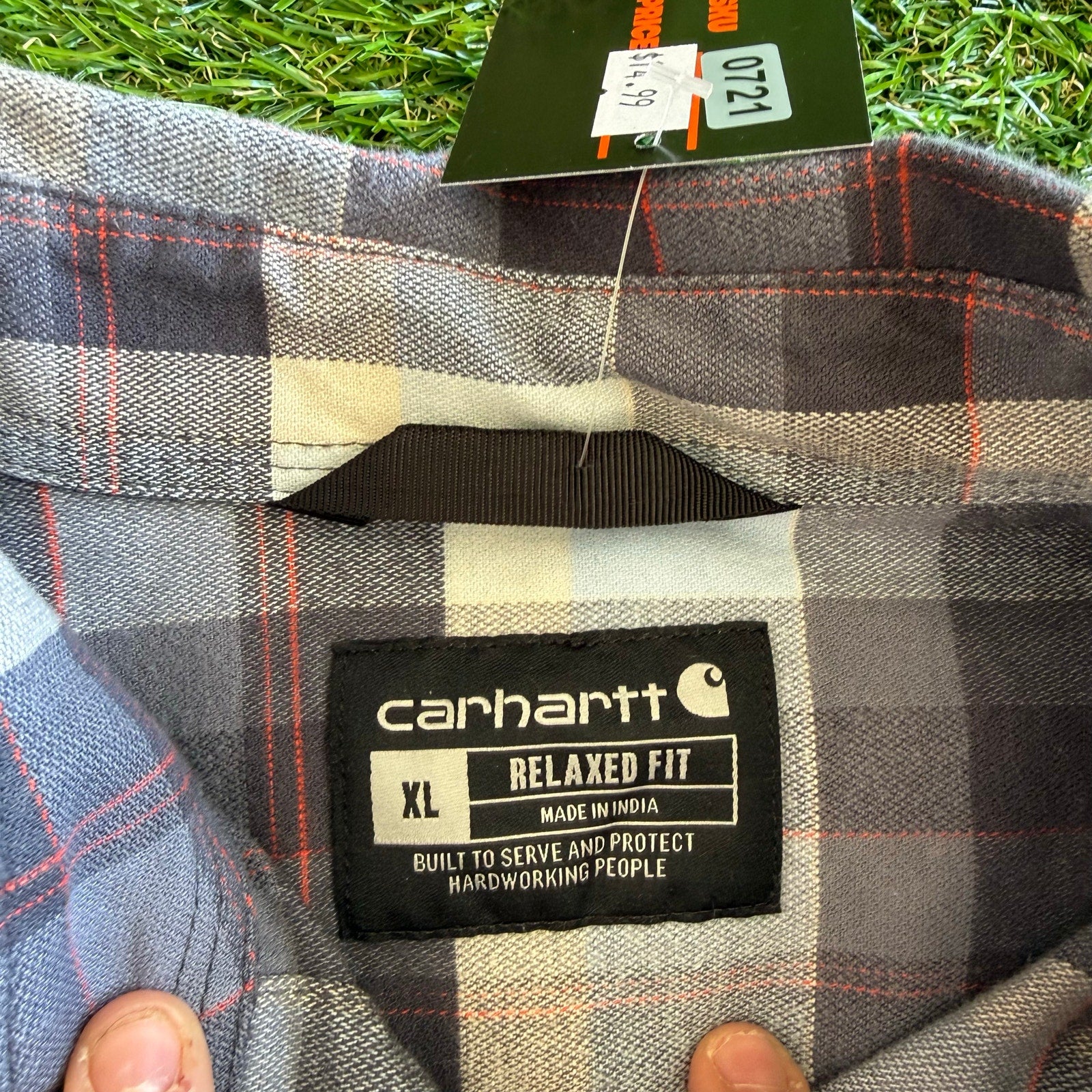 CARHARTT PATTERNED LONGSLEEVE THERMAL X-L