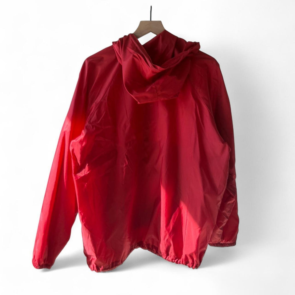 90S GAP RED VINTAGE RAIN QUARTER ZIP JACKET S