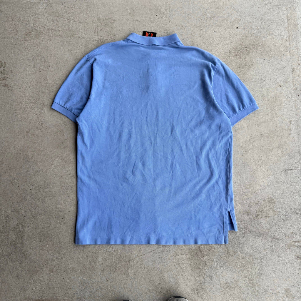 Y2K LIGHT BLUE MENS POLO L