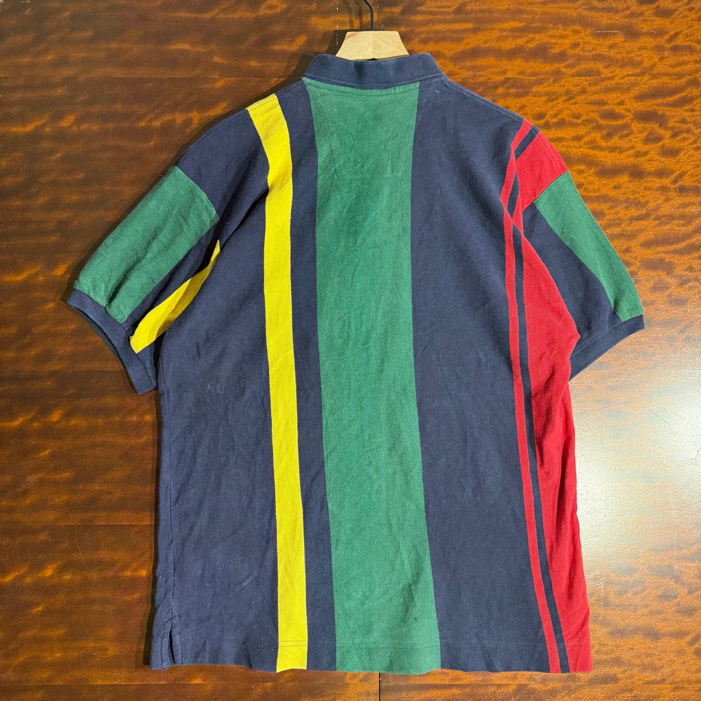 90s Mens Striped Nautica Polo L