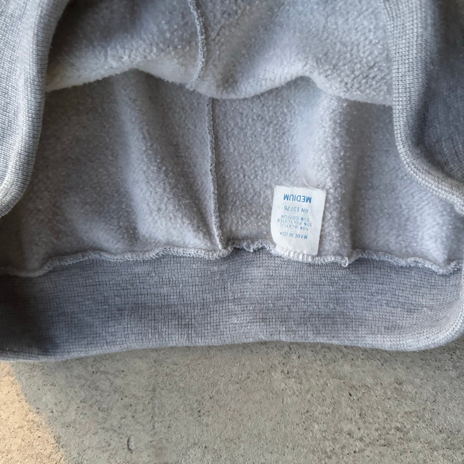 70S WOMENS GREY ADJUSTABLE SWEATPANTS M