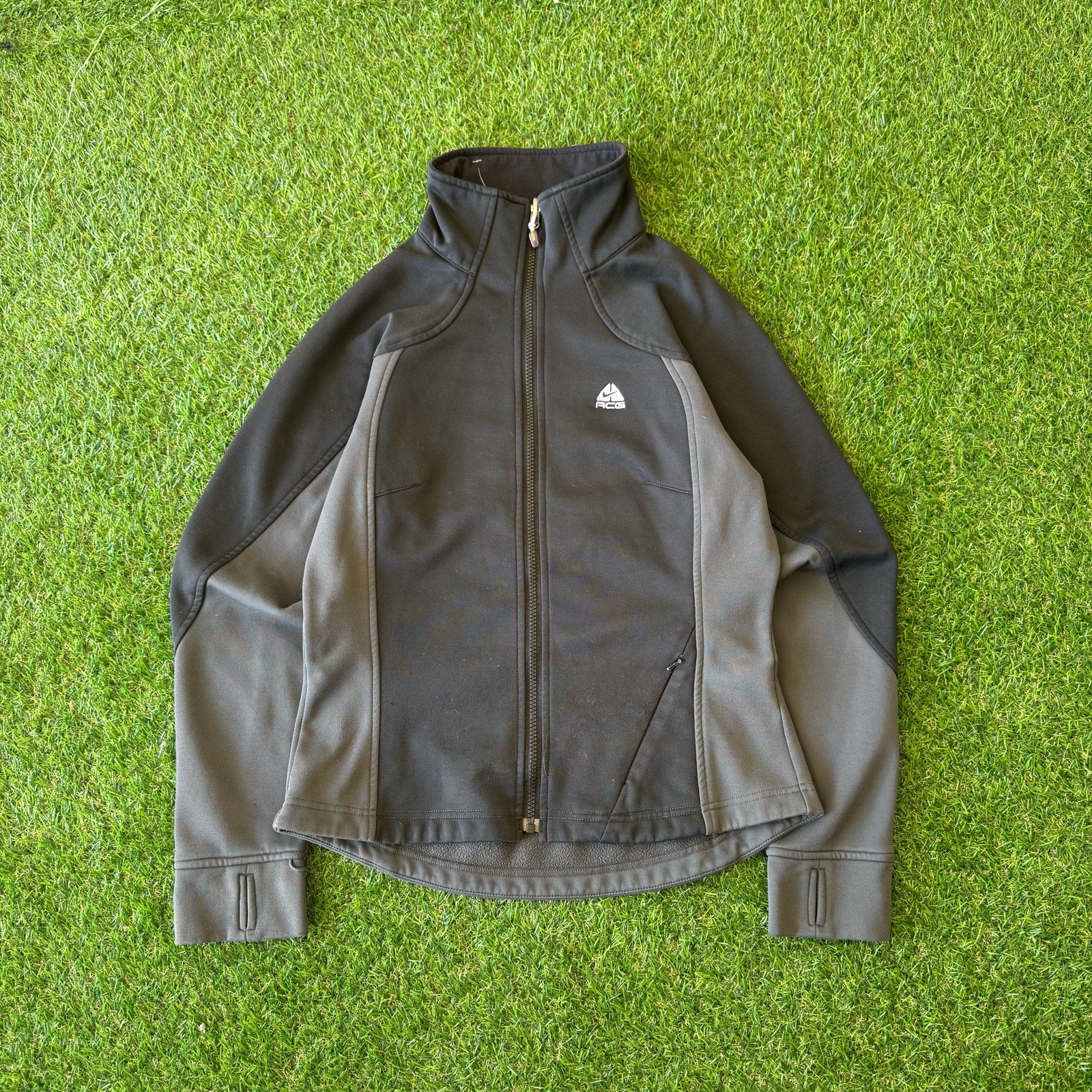 Womens Nike ACG Black Fleece Full Zip Therma Fit M