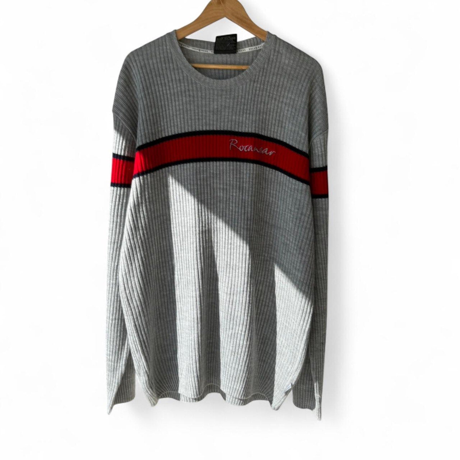 Y2K LINED ROCAWEAR KNIT SWEATER XX-L